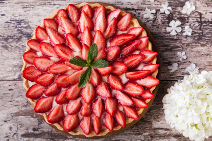 tarte aux fraises